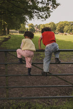 Vest Harvey Kids - 100% extra fine Italiaanse merino wol - HVID - sfeerbeeld