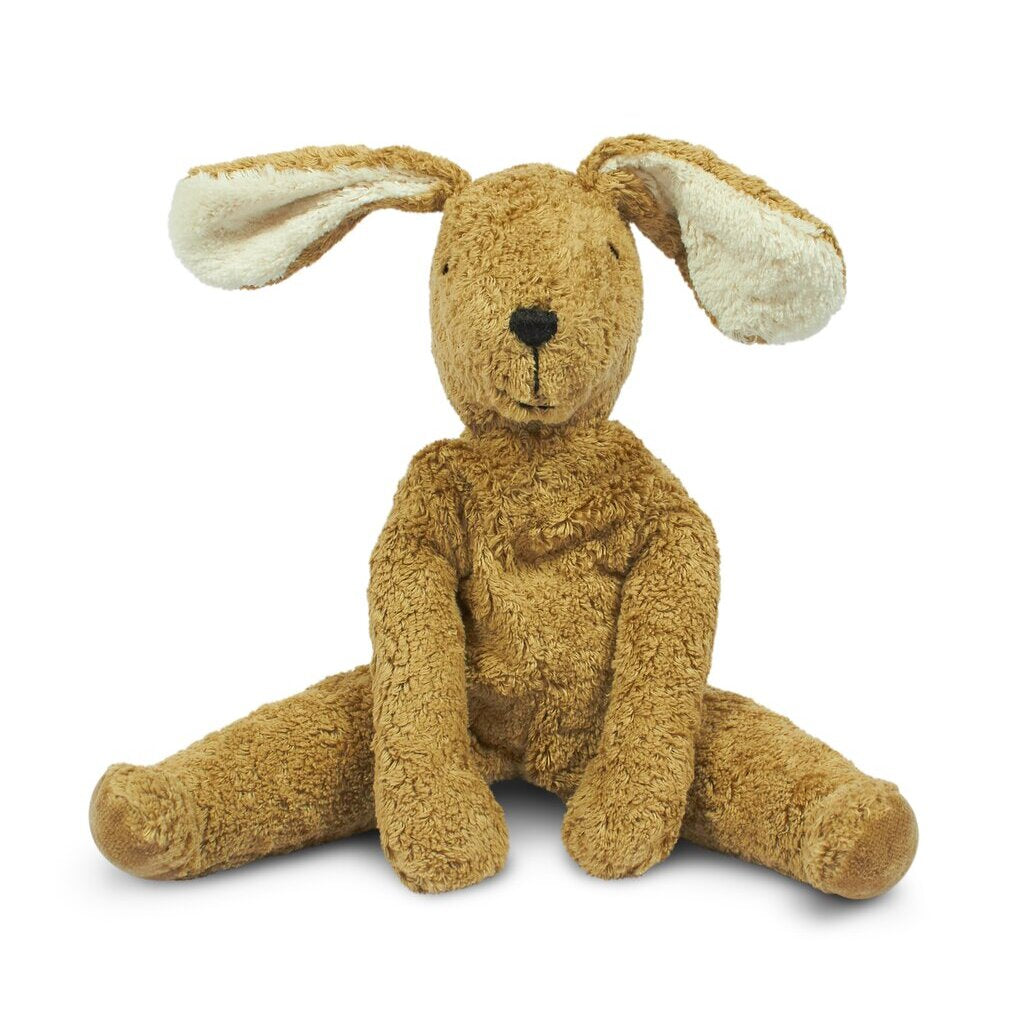 Floppy animal knuffel Large - Konijn - Biologisch katoen/wol - Beige - Senger Naturwelt