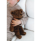 Floppy knuffelbeer Small - Biologisch katoen & schapenwol - Brown - Senger Naturwelt