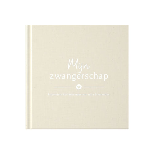 Baby invulboekje - Invulboek Mijn Zwangerschap - Linnen Beige - Fyllbooks - productfoto