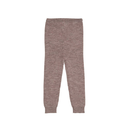 Gestrickte Hose - Merino Classic Rib Leggings - Merinowolle - Nature Melange - Copenhagen Colors