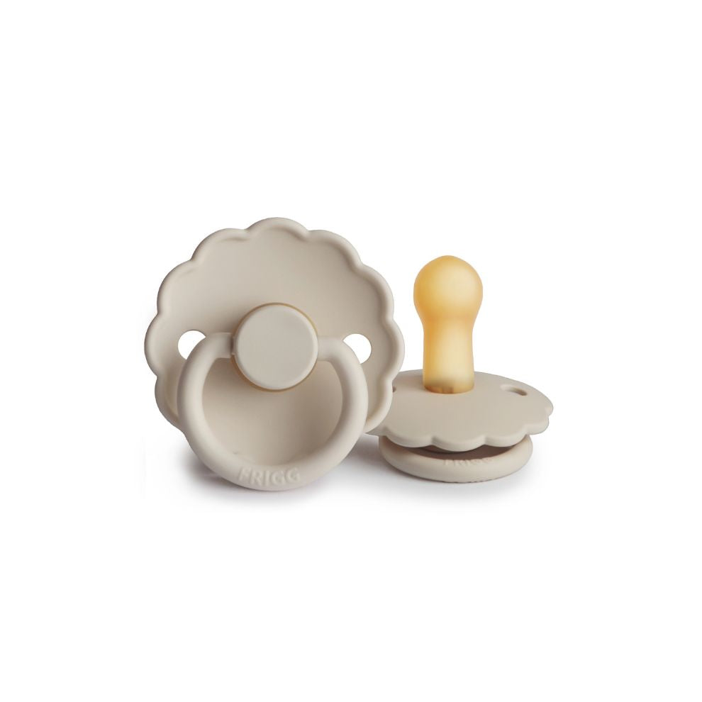 FRIGG latex speen - Daisy - Sandstone - 100% natuurrubber - productfoto