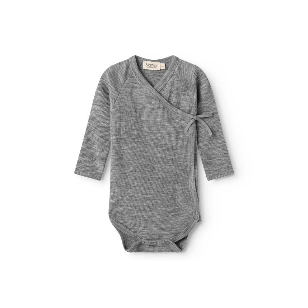 Overslagromper - Belita Wool rib - Merino wol - MarMar Copenhagen - voorkant - afbeelding 4