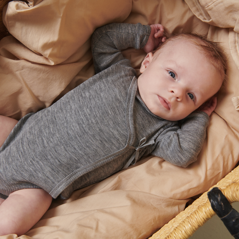 Overslagromper - Belita Wool rib - Merino wol - MarMar Copenhagen - voorkant - afbeelding 6