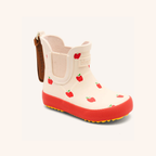 Natuurrubber regenlaars - Laag model - Appeltjes - Bisgaard - productfoto