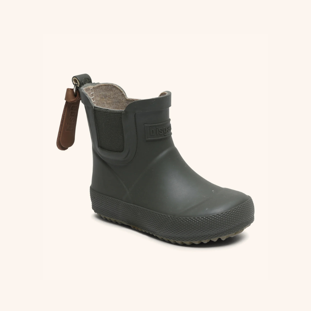 Natuurrubber regenlaars - Laag model - Olive/donkergroen - Bisgaard - lifestyle
