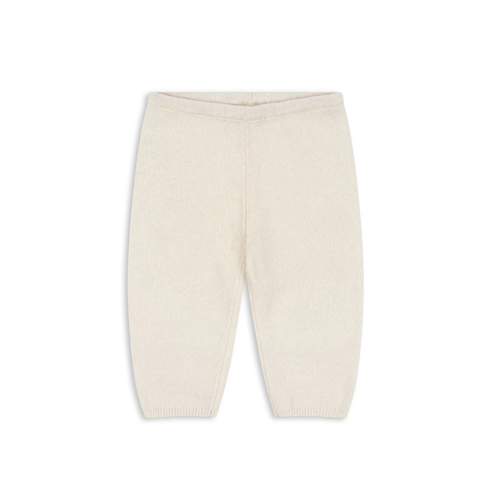 Savora Pants - Antique White - Wijd baby broekje - 100% wol - Konges Sløjd