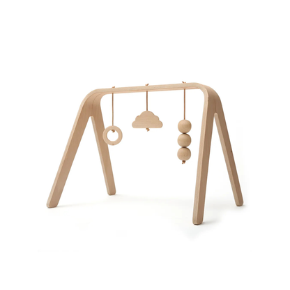 NAHO speelboog met houten speelgoed - Baby gym - Charlie Crane