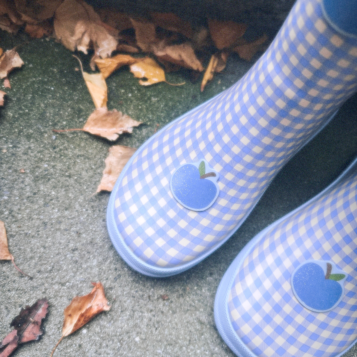 Regenlaarzen Misty – Apple Gingham – Rubber – Flöss