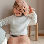 Basket Peggy the Pig - Opbergmand varken - Rose - Ø 32 × 30 cm - Lorena Canals - productfoto - afbeelding 5