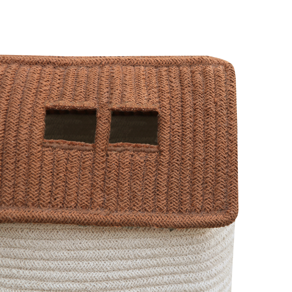 Basket House Toffee - Huisvormige opbergmand - Naturel & bruin - Lorena Canals - productfoto - afbeelding 4