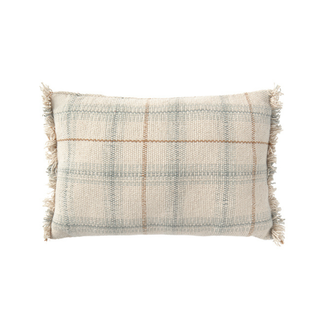 Handloom Cushion – Blue Sage – 25 × 40 cm – Lorena Canals