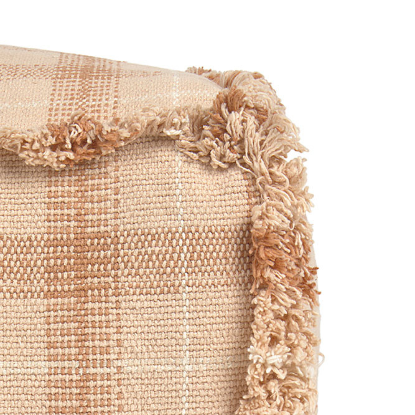 Handloom Pouf - Rose - 40 × 40 × 20 cm - Lorena Canals - productfoto - afbeelding 6