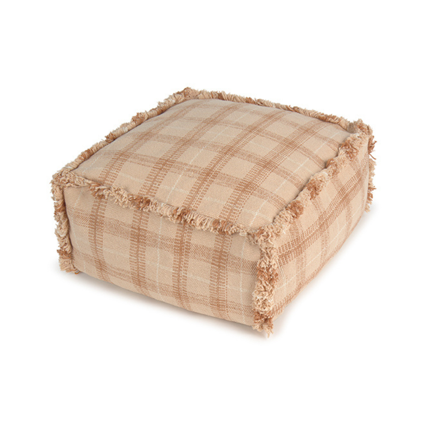 Handloom Pouf - Rose - 40 × 40 × 20 cm - Lorena Canals - productfoto - afbeelding 7