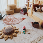Washable Rug Chicken – Wasbaar vloerkleed kip – Katoen - Lorena Canals