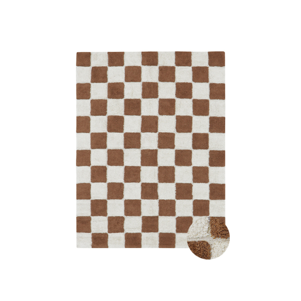 Washable Rug Tiles - Wasbaar vloerkleed met tegelpatroon - Lorena Canals - productfoto