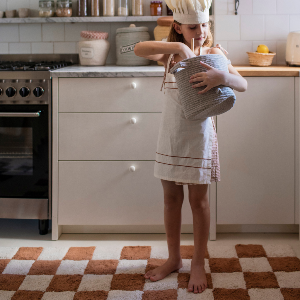 Washable Rug Tiles – Wasbaar vloerkleed met tegelpatroon – Lorena Canals