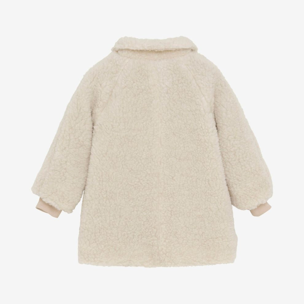 Teddy coat - Merino wool - Cement/beige - Huttelihut
