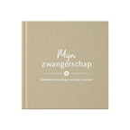 Baby invulboekje - Invulboek Mijn Zwangerschap - Linnen Taupe - Fyllbooks - productfoto