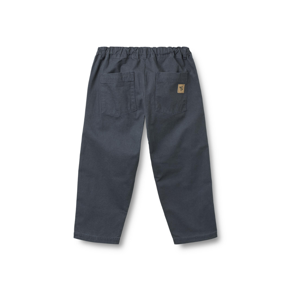 Pantalon/Broek - Trousers Julian - Biologisch katoen - Ink/Navy - Wheat - productfoto - afbeelding 3
