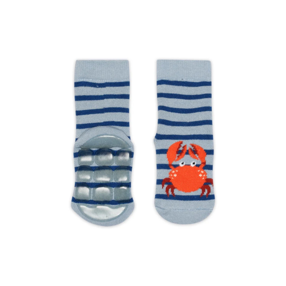Anti-slip Socks - Crabbie - Cotton - Melton