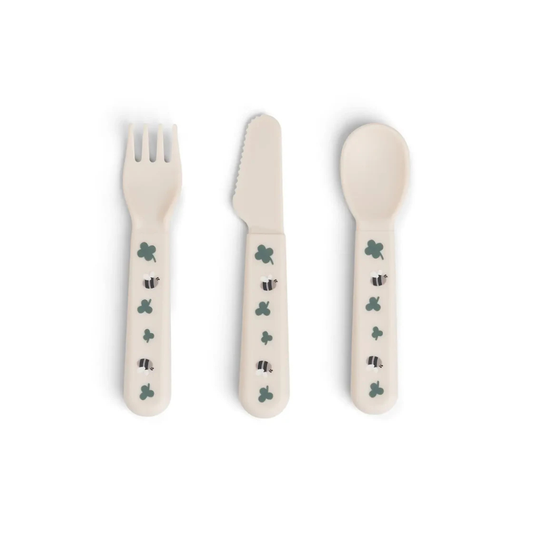 Cutlery set - Foodie cutlery set - Tiny farm - Sand - Done by Deer
