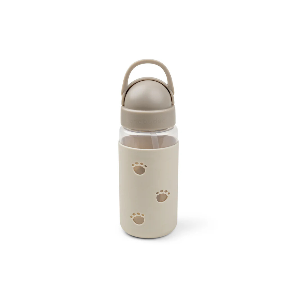 Straw bottle - Easy-grip straw bottle - Elphee - Sand - 350 ml - Done by Deer