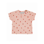 T-Shirt Frottee - T-Shirt Frottee - Rosa/Erdbeeren - Emile et Ida