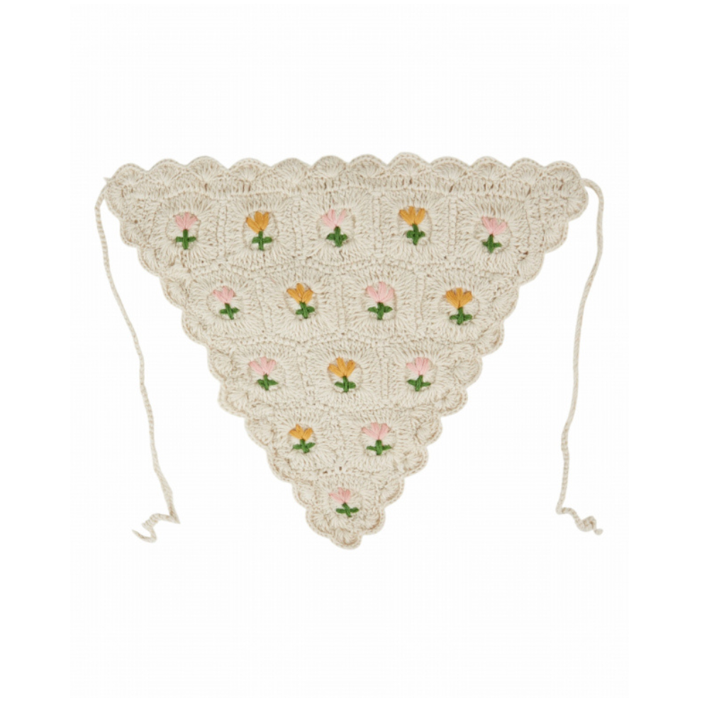 Haar bandana tulpen - Fichu Crochet - Katoen - Emile et Ida - productfoto