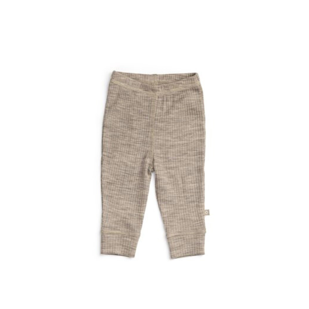 Leggings - Merino Wool - Light Brown/Beige - Smallstuff