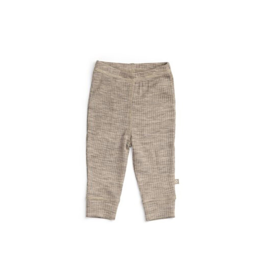 Leggings - Merino Wool - Light Brown/Beige - Smallstuff