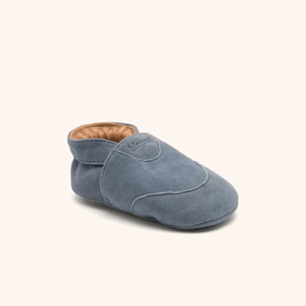 Newborn slofjes - Kruipschoentjes - Suede - Bisgaard - productfoto - afbeelding 3