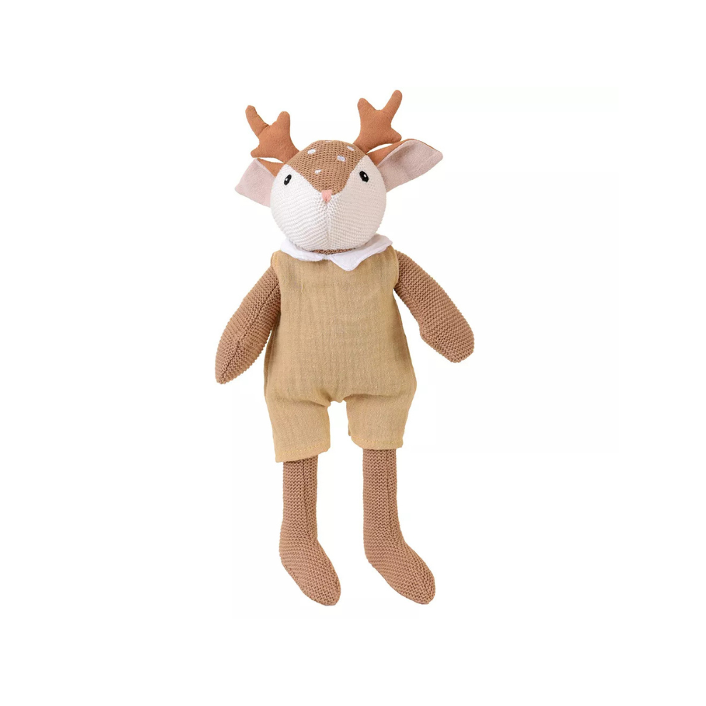 Kuscheltier Woody Reh – Gestrickte Baumwolle – 0+ Jahre – Egmont Toys