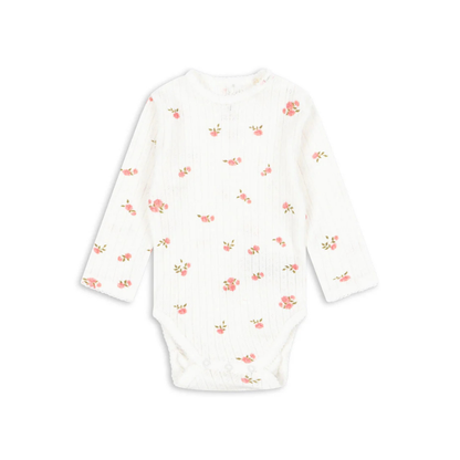 Minnie Romper - Bonderose Big - Pointelle - Biologisch Katoen - GOTS - Konges Sløjd
