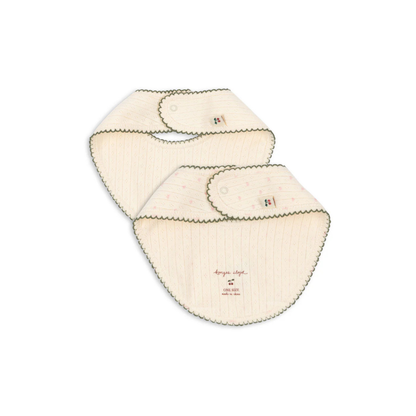 Minnie 2-Pack Slabbetjes - Coeur - Biologisch Katoen - Konges Sløjd