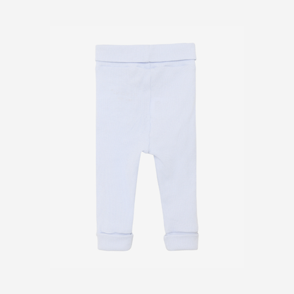 Baby Rib Legging - Biologisch katoen - Arctic Ice - GOTS - Fixoni