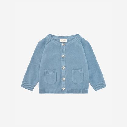 Fixoni Knitted Baby Cardigan - Organic Cotton - Knit Cardigan - Mountain Spring - GOTS - Fixoni