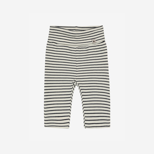 Baby leggings - Organic cotton - Pants YD Stripe - Navy Blazer - Huttelihut