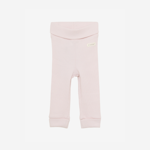 Baby Rib Legging - Biologisch katoen - Hushed Violet - GOTS - Fixoni - productfoto