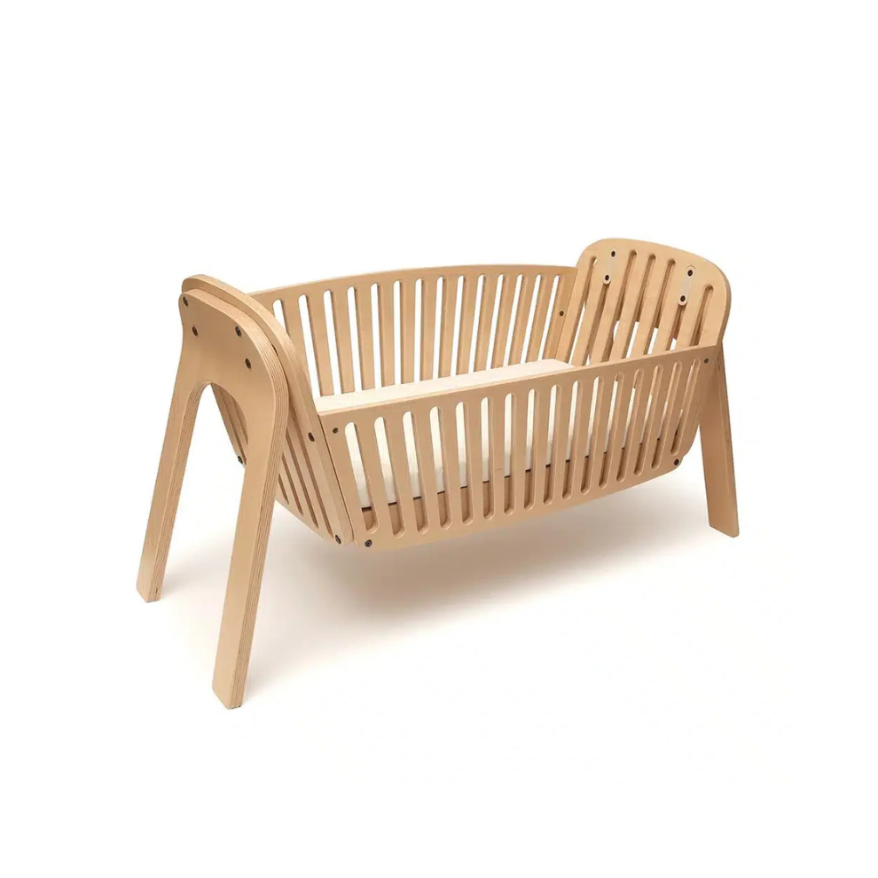 KODO Co-sleeping Crib - Houten Co Sleeper - Van Geboorte tot 6 Maanden - Charlie Crane - productfoto - afbeelding 2