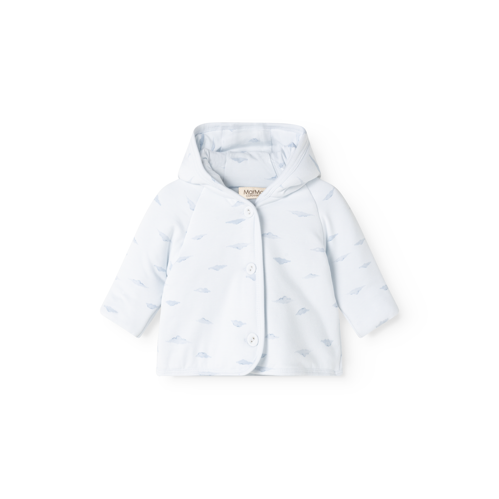 Gewatteerd babyjasje Jula met omslagwantjes - Biologisch katoen & TENCEL™ Modal - New Born Cumu Print - MarMar Copenhagen - productfoto - afbeelding 2
