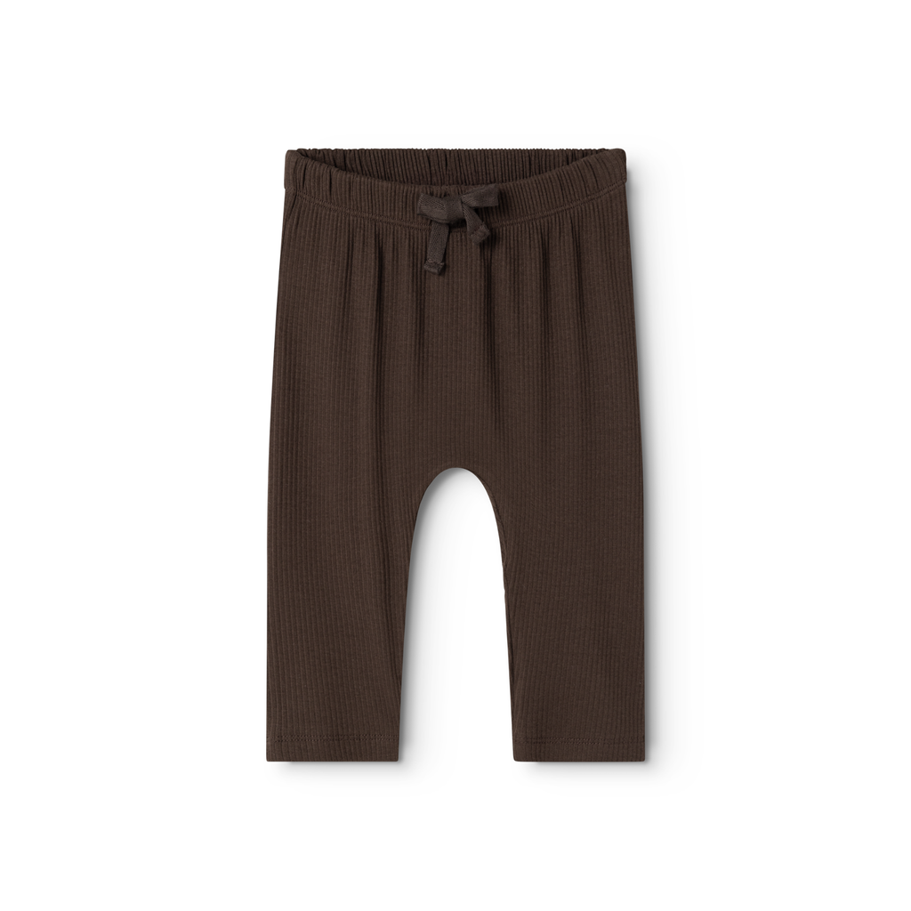 Babybroek Pico met trekkoord - Biologisch katoen & modal - Dark Roast - MarMar Copenhagen - productfoto - afbeelding 2