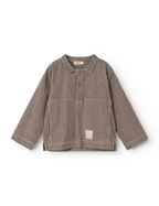 Overshirt Tovan - Soft Denim - Dark Brownie Stripe - MarMar Copenhagen
