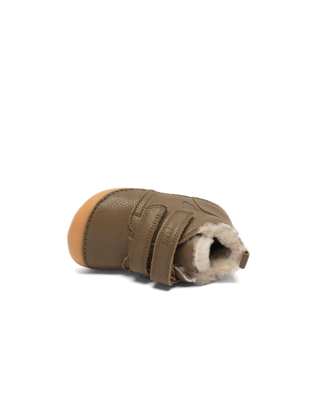 Barefoot Carter Lamb – Khaki – Lamswol gevoerd – Eerste loopschoen – Bisgaard