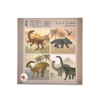 4 Puzzels Dino - FSC karton - Egmont Toys - verpakking - afbeelding 3