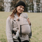 Primeo Djerba – Porte-bébé ergonomique en 100 % coton – De 2,5 à 15 kg – Hoppediz