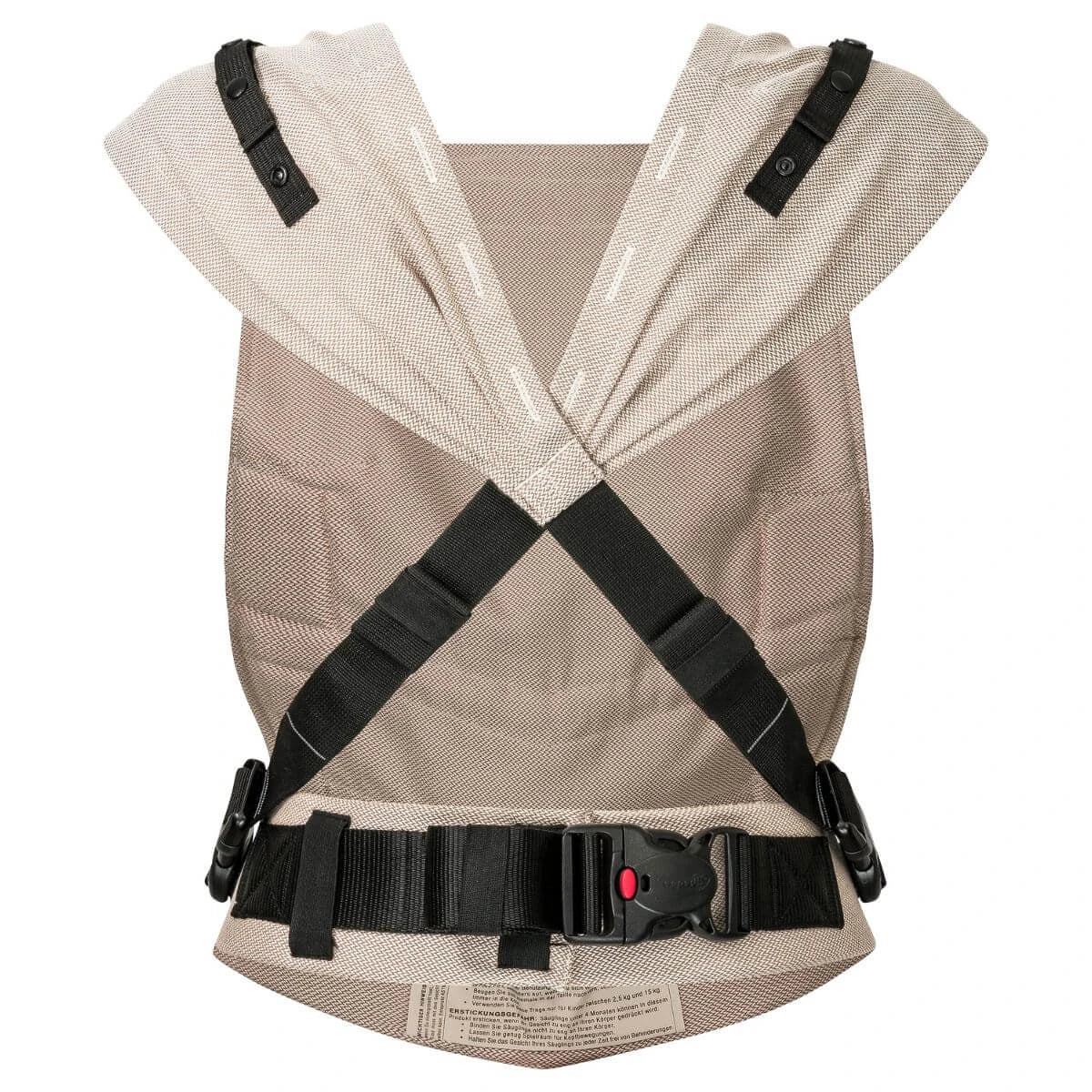 Primeo Djerba – Porte-bébé ergonomique en 100 % coton – De 2,5 à 15 kg – Hoppediz