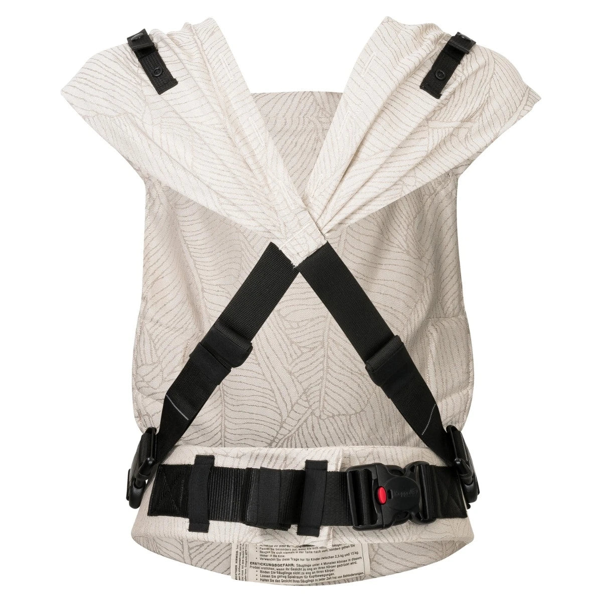 Primeo Grenada – Natural Linen – Porte-bébé ergonomique – Coton et lin – De 2,5 à 15 kg – Hoppediz