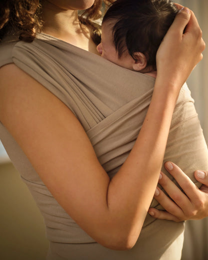 Sling Carrier T-shirt - Soft Organic Cotton Babywearing Shirt - Skin-to-skin & Tummy Support - Moonboon
