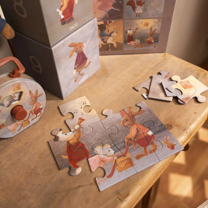 4 puzzles friends - FSC cardboard - 3+ years - Egmont Toys